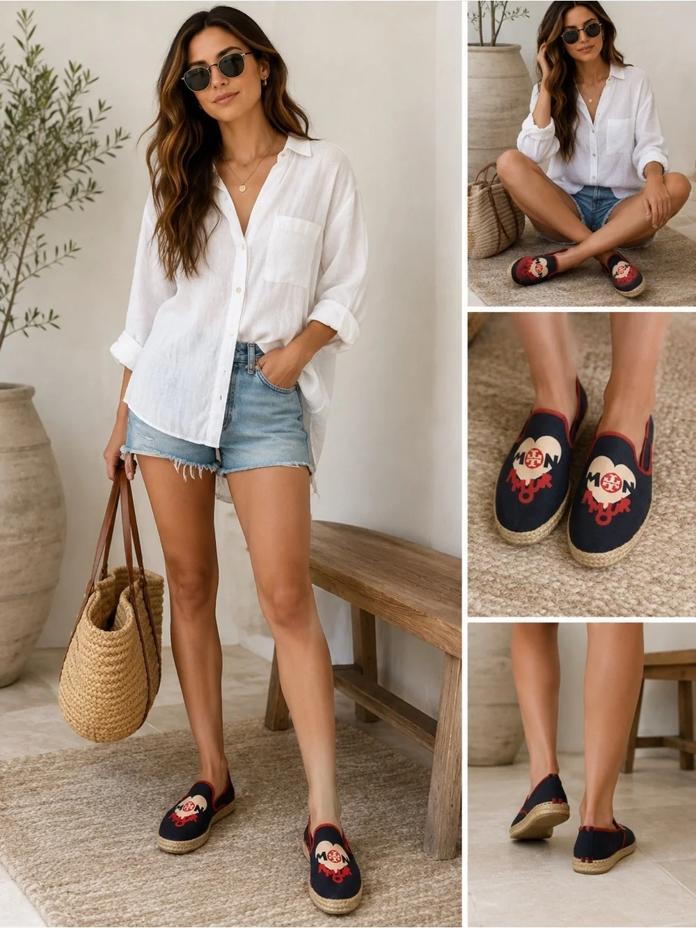 Tory Burch Mon Amour espadrilles Size 8.5